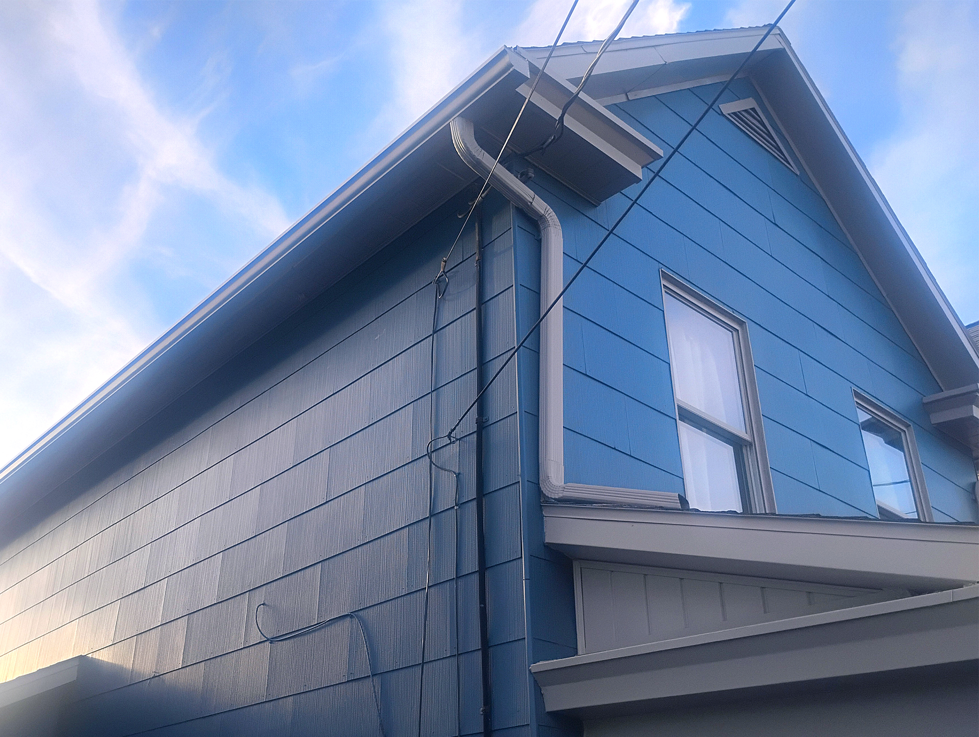residential house painting wilkes-barre pa exterior painting house home blue siding painting web